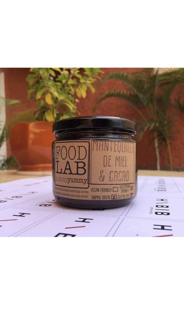 Mantequilla de miel con cacao